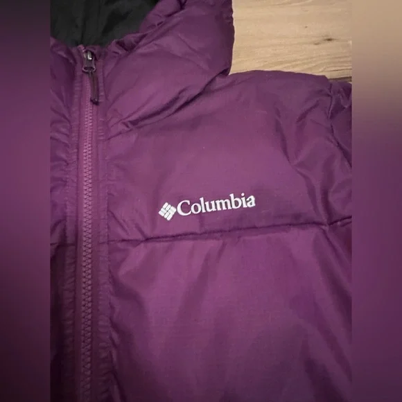 ‼️SOLD‼️COLUMBIA WINTER PUFFER VIOLET PURPLE JACKET S - Picture 4 of 5